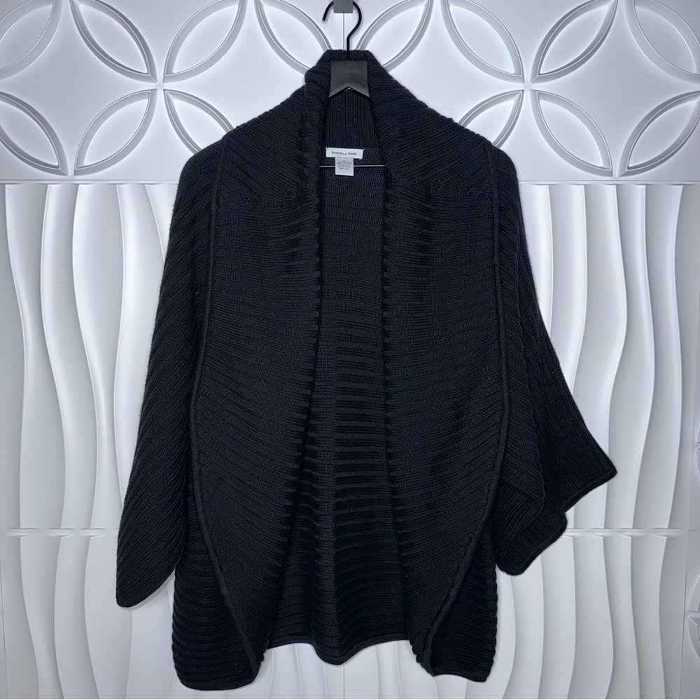 Gabriella Rossi Cotton Bat Wing Cardigan Sweater